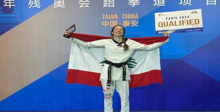 Taekwondo : la Libanaise Laetitia Aoun fonce vers Paris